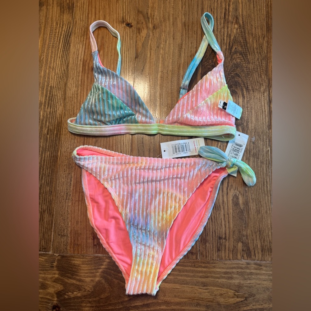 Dippin Daisy tie dye bikini size Small